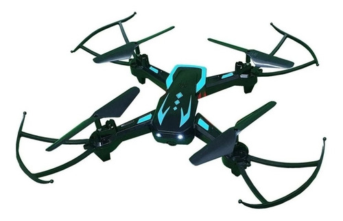 Imagem 2 de 3 de Drone Polibrinq Tech Spy com câmera preto 2 baterias