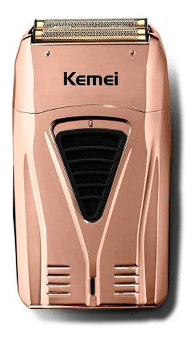 Maquina Afeitadora Shaver Kemei Km-3384 Rose Gold Barbero 6c