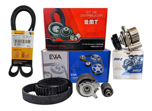 Kit Distribucion Ewa+bomba Agua+ Poly-v  Vw Bora 1.9tdi 