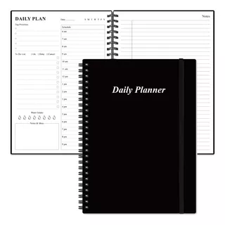 Daily Planner Undated B5 To Do List Notebook Hourly Sch...