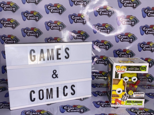 Funko Devil Flanders #1029 Treehouse Of Horror Glows Dark (Usado)