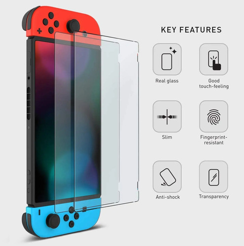 Pack 2 Micas Protectoras De Vidrio Templado Nintendo Switch