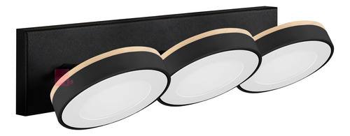 Plafón Wow Wood 3 Luces Led Máx Potencia Buena Luz