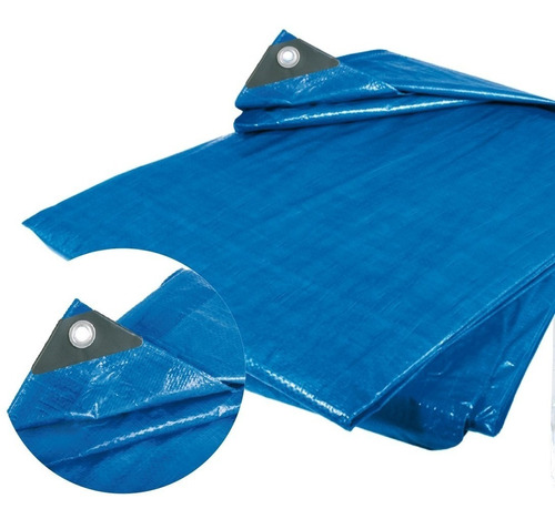 Lona Azul Toldo Carpa Multiusos 4 X 6 Mts Impermeable