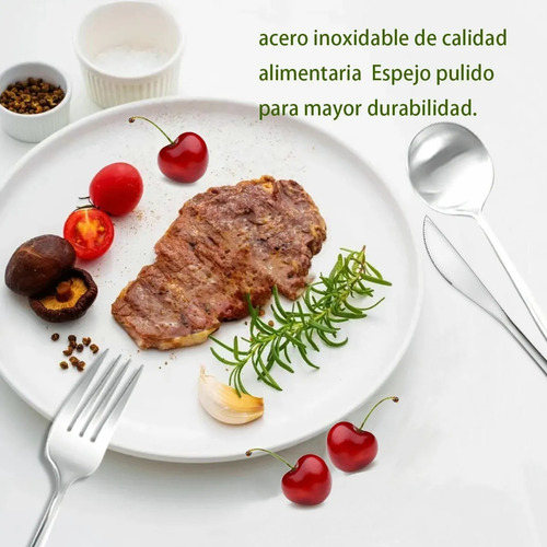 Juego De Cubiertos De Acero Inoxidable, 30 Piezas, Cuchillo,