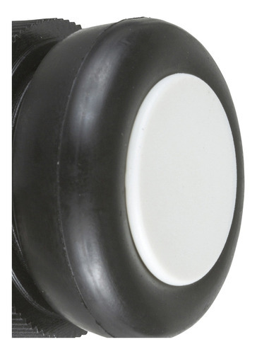 Botón con cabezal de retorno con resorte blanco de 22 mm
