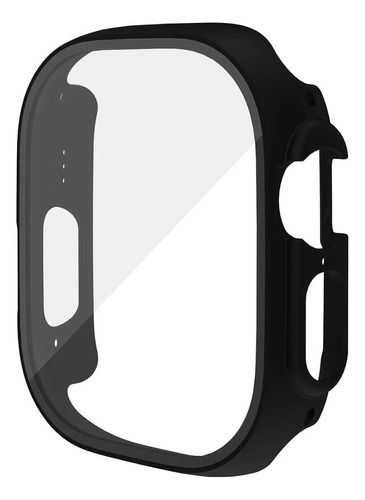 Case Com Película Integrada Proteção Apple Watch Ultra 49mm Cor Preto Fosco