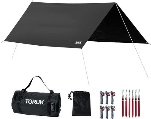 Toruk 10x10ft Camping Tarp Waterproof | Tarp De Hamaca Liger