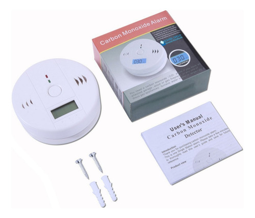 Detector Sensor De Humo Monoxido De Carbono Con Alarma