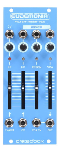 Módulo Eurorack Eudemonia Dual Filter, Mezclador Y Vca