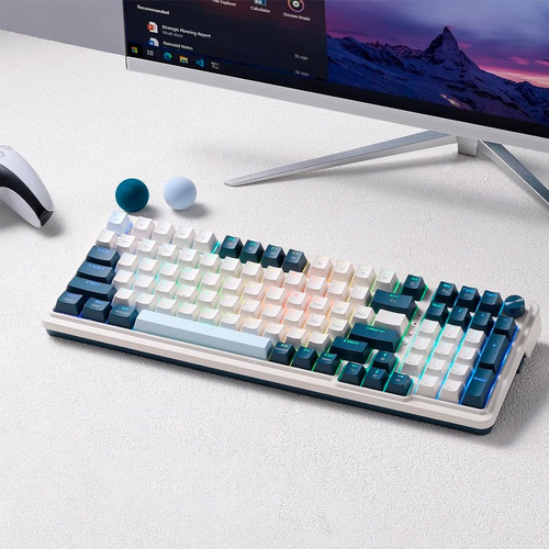 Teclado Redragon Eisa K686-rgb-pro Wireless English Red