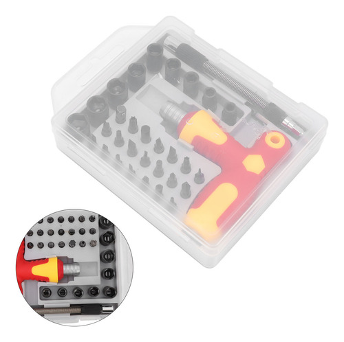 Juego De Destornilladores De Trinquete De Acero Cr V, Varill