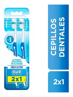 Cepillo Dental Oral B Indicator Plus Suave X 2 Un