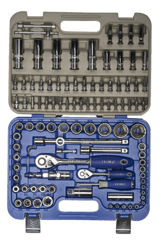 Set Juego Tuvos Bocallave Maletin 103 Pzas Irimo 129a-103-4