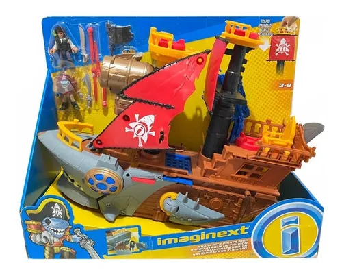 Barco ataque online de tiburón imaginext