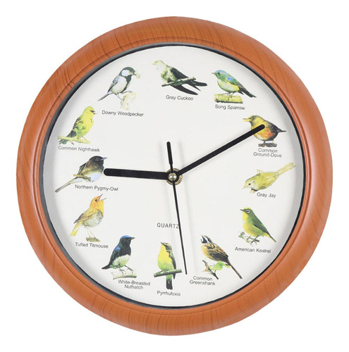 Relojes De Pájaros Con Sonidos, Reloj De Pared De Pájaro
