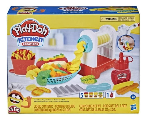 Play Doh Kitchen Creations Máquina Papas Fritas En Espirales