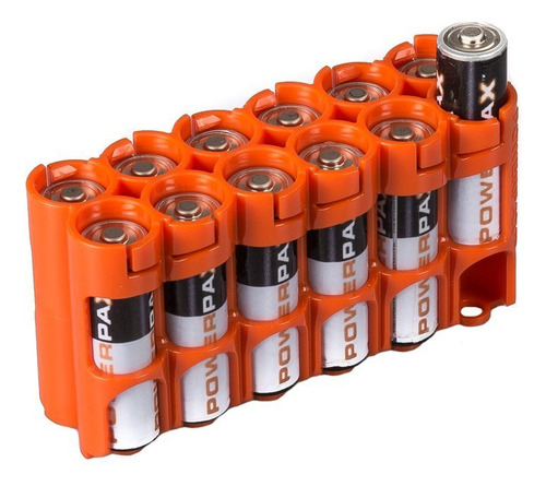 Pack De Baterías Caddy Aa 12-pack Amarillo Anaranjado