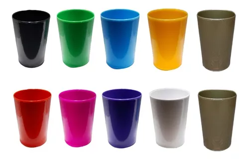 Vasos Plásticos Colores 20 Unidades