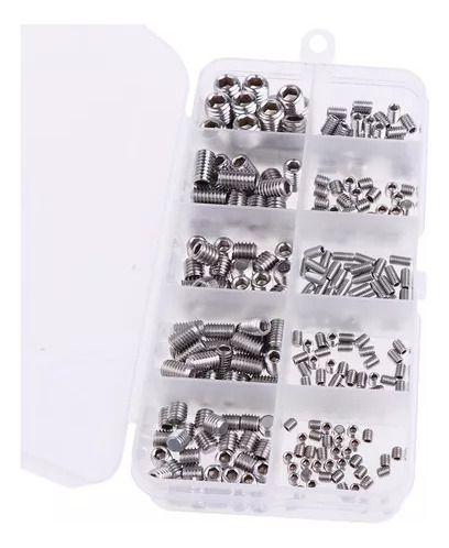 Juego De 200 Tornillos Con Cabeza Hueca Hexagonal