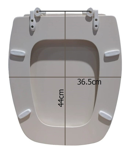 Asiento Inodoro Para Ferrum Verona Color Jazmin Mdf H Plast