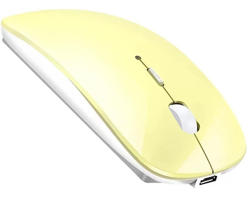 Mouse Para Computadora Portátil Recargable Usb Blanco