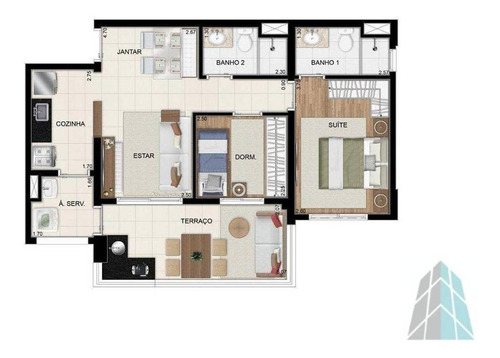 Apartamento Com 2 Dormitórios À Venda, 63 M² Por R$ 660.000,00 - Tatuapé - São Paulo/sp - Ap0250