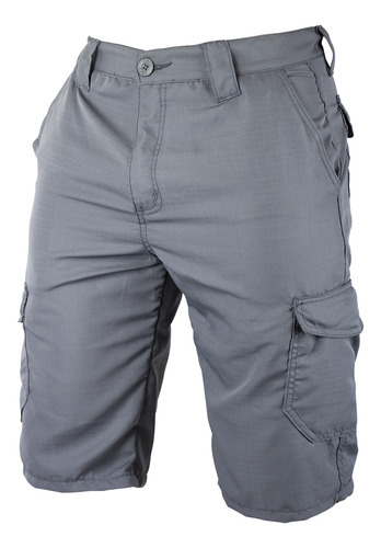 Bermuda Cargo Poly Adventure Unisex - Safo - Cinza