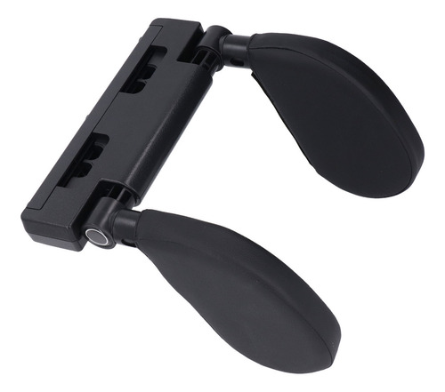 Almohada De Reposacabezas Ajustable Negra Negra Para Coche,