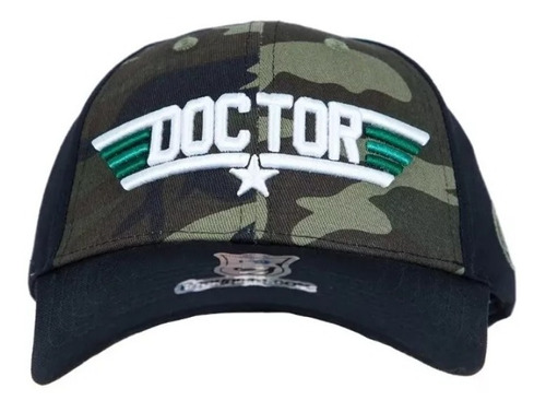 Gorra Caskarita Dr. García Verde Militar Calidad Premium    