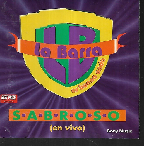 La Barra Album Sabroso En Vivo Año 1998 Sony Cd Coleccion