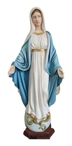 Virgen De La Medalla Milagrosa 30 Cm Oxolite Pasquini Italia