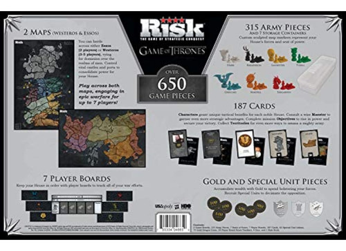 Risk Juego De Mesa De Estrategia Game Of Thrones
