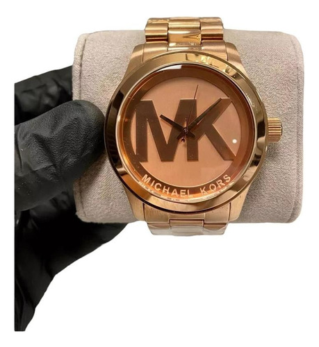 Relógio Michael Kors Mk5473 Rosé Liso 100% Original