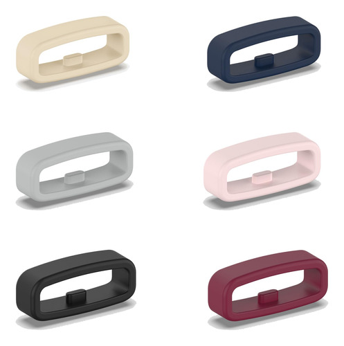 Paquete De 6 Anillos De Sujeción Compatibles Con Fitbit Ve.