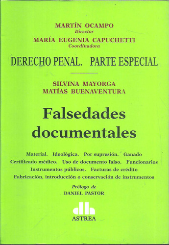 Falsedades Documentales - Mayorga - Buenaventura - Dyf