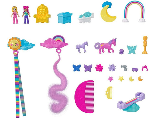 Polly Pocket Salon Unicornio Arcoiris