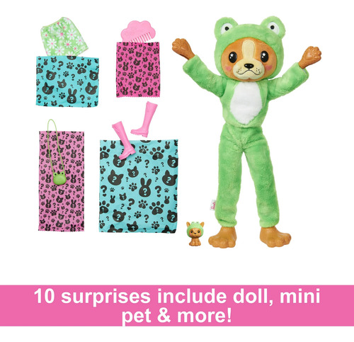Barbie Cutie Reveal Tubular Animal Custome Series Rana