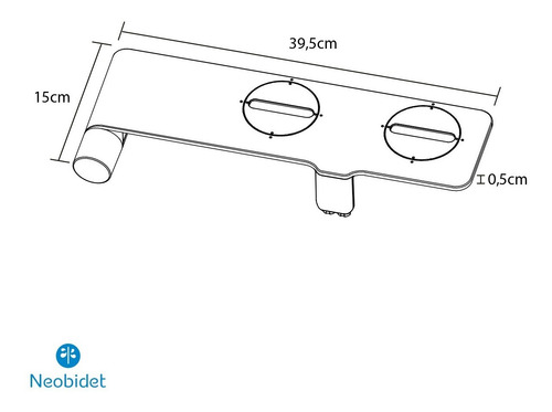 Imagen 5 de 10 de Bidet Para Inodoro Ducha Grifería Adaptable Bidet Matic Plus