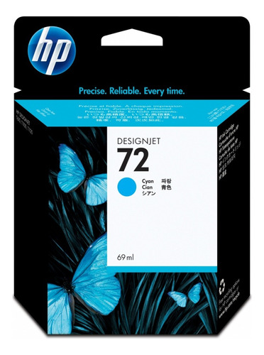 Tinta Hp 72 Cian C9398a 69ml Facturado