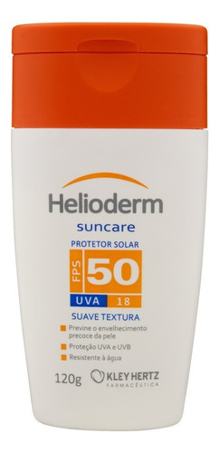 Protetor Solar FPS 50 Helioderm Suncare Frasco 120g