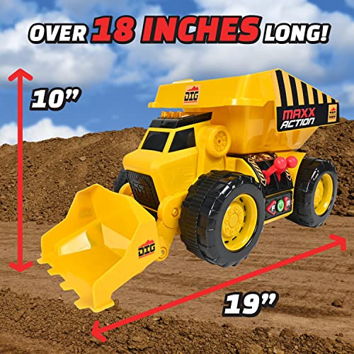 2n1 Dig Rig - Camión Volquete Y Cargadora Frontal Luce...