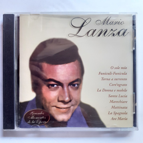 Cd Original - Mario Lanza (grandes Momentos De La Opera) 
