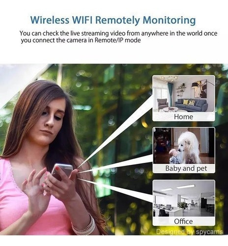 Mini Cámara De Vídeo Wifi Wifi Visión Nocturna Micro Ip Cam Color Fix