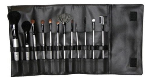 Paquete Brochas Maquillaje Jye 7 Pcs Con Estuche 5000 Piezas Color Gris