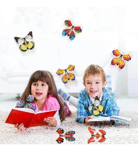 40 Piezas De Regalos De Plástico Con Forma De Mariposa Para