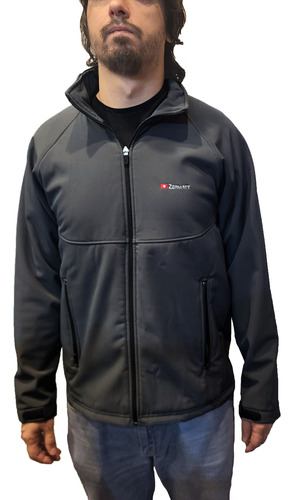 Campera Zermatt White Lake Softshell Hombre