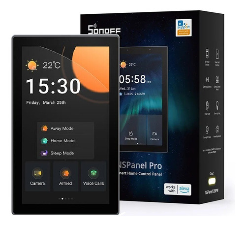 Sonoff Ns Panel Pro 120 Gris - Panel De Control Smart Home