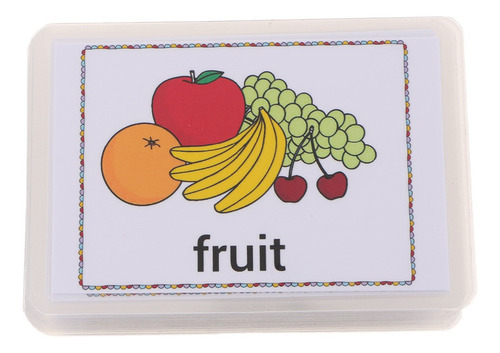 Cv 80pcs Niños Sight / Tarjetas De Vocabulario Con Imagen