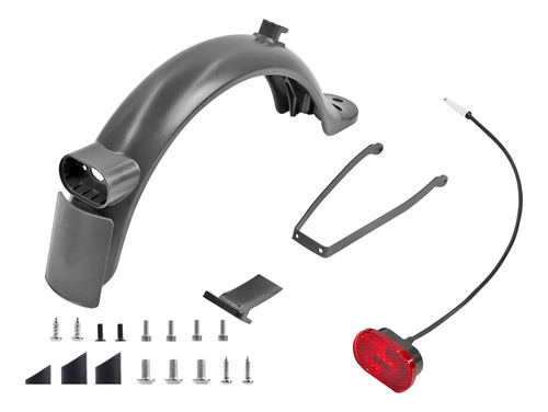 Guardabarros Trasero Scooter Electricos Para 1s M187 Black